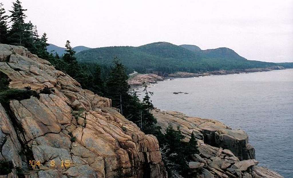 Otter Cliffs Maine Looking north