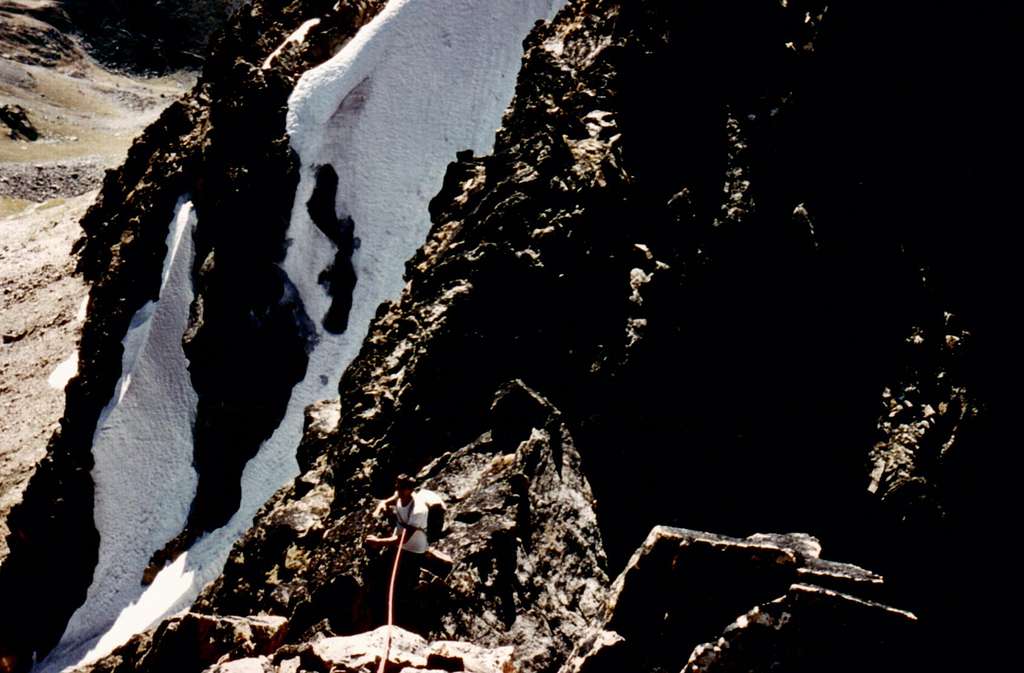 <b><font color=green>GARIN PEAK 1978</font> New and Integral Route <font color=red>SOUTH-SOUTHWEST BUTTRESS First Ascent</FONT> Near <font color=green>FLEURIE POINT</B></FONT>