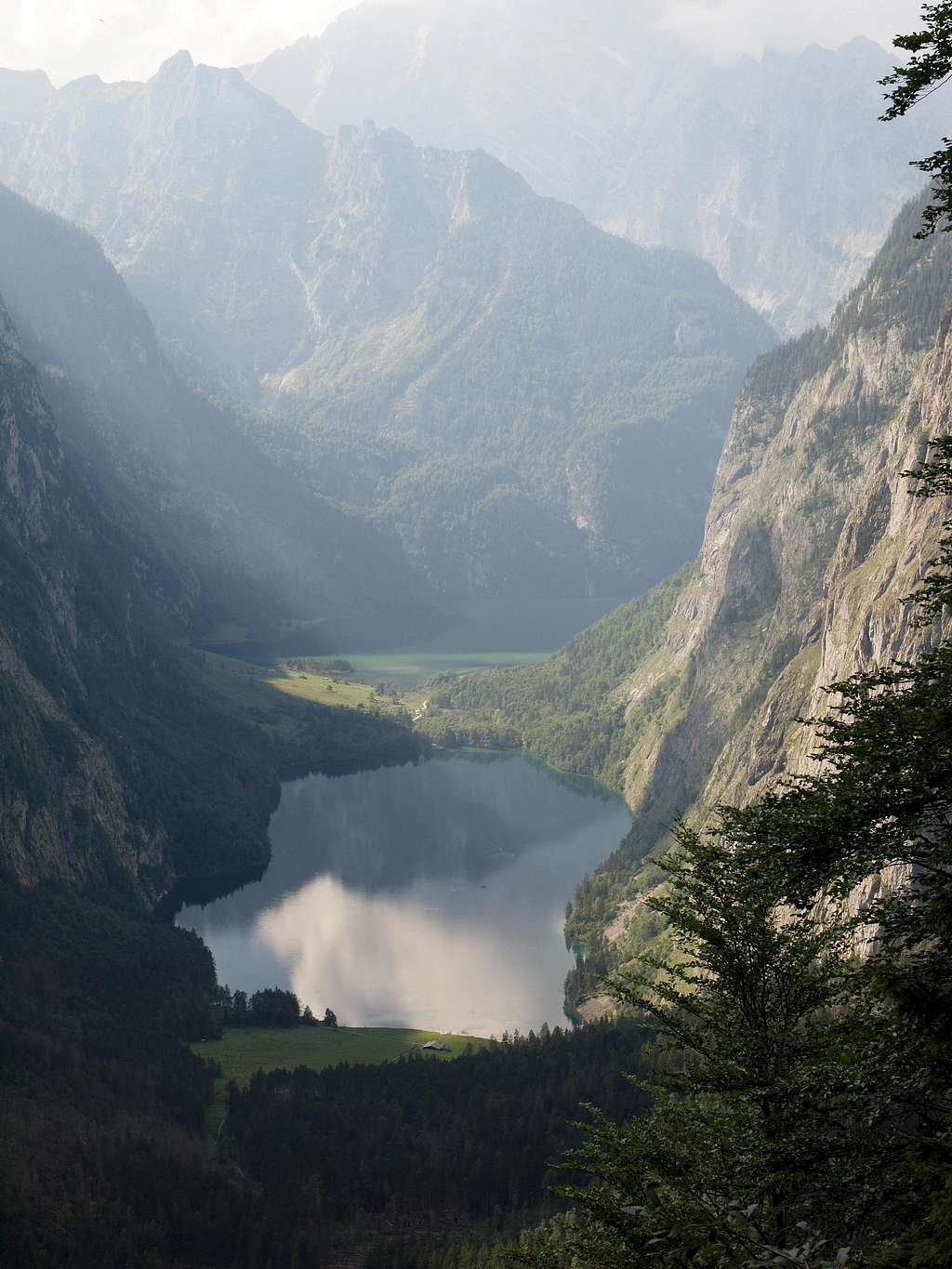 Obersee in front - Königssee in the back