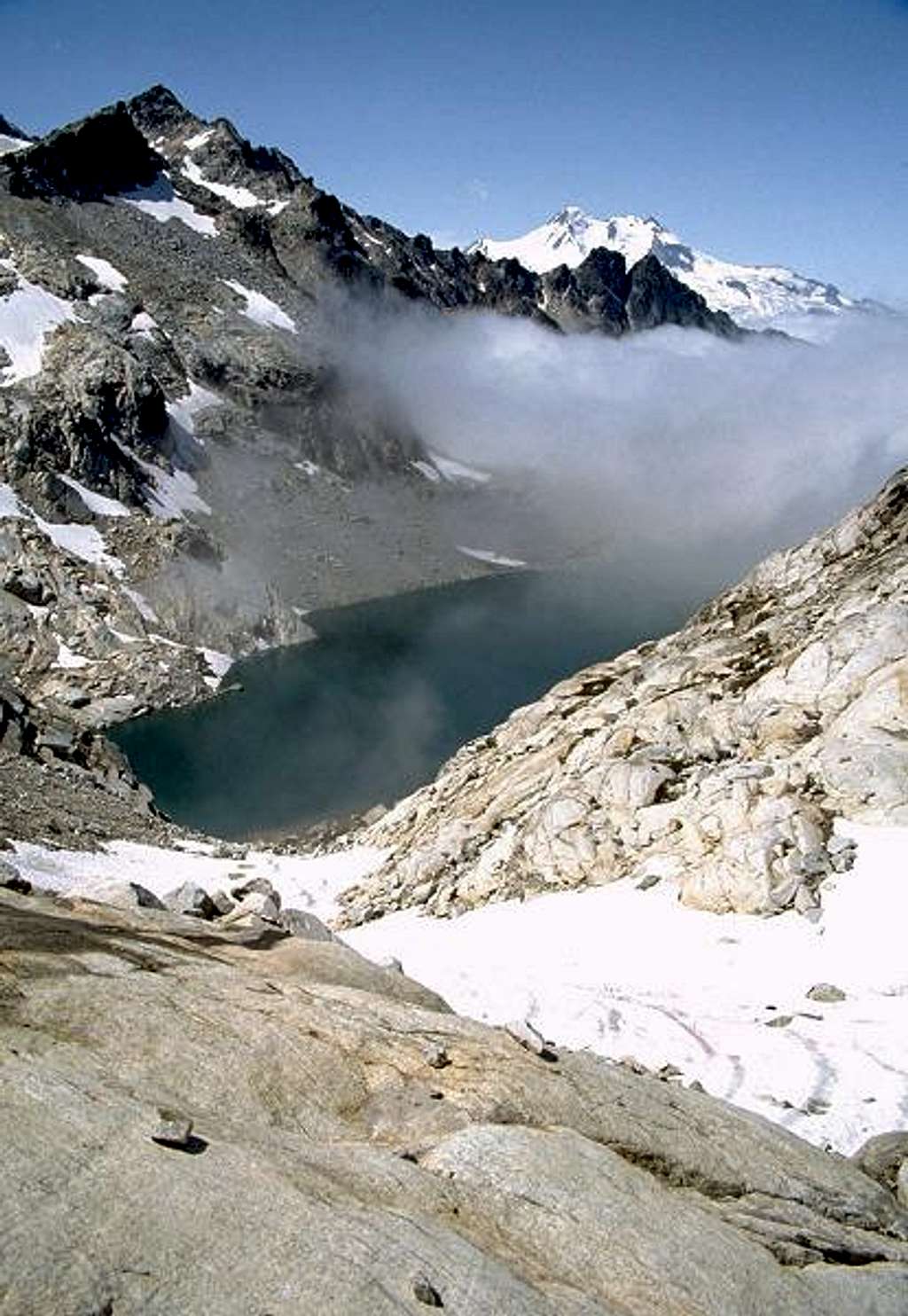 Triad Lake with Glacier Peak...