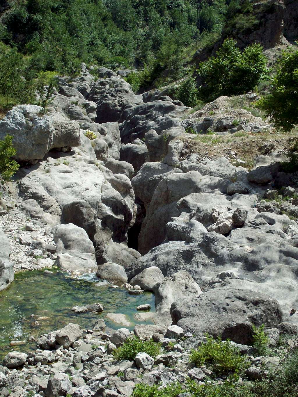Zall River Carst Formations
