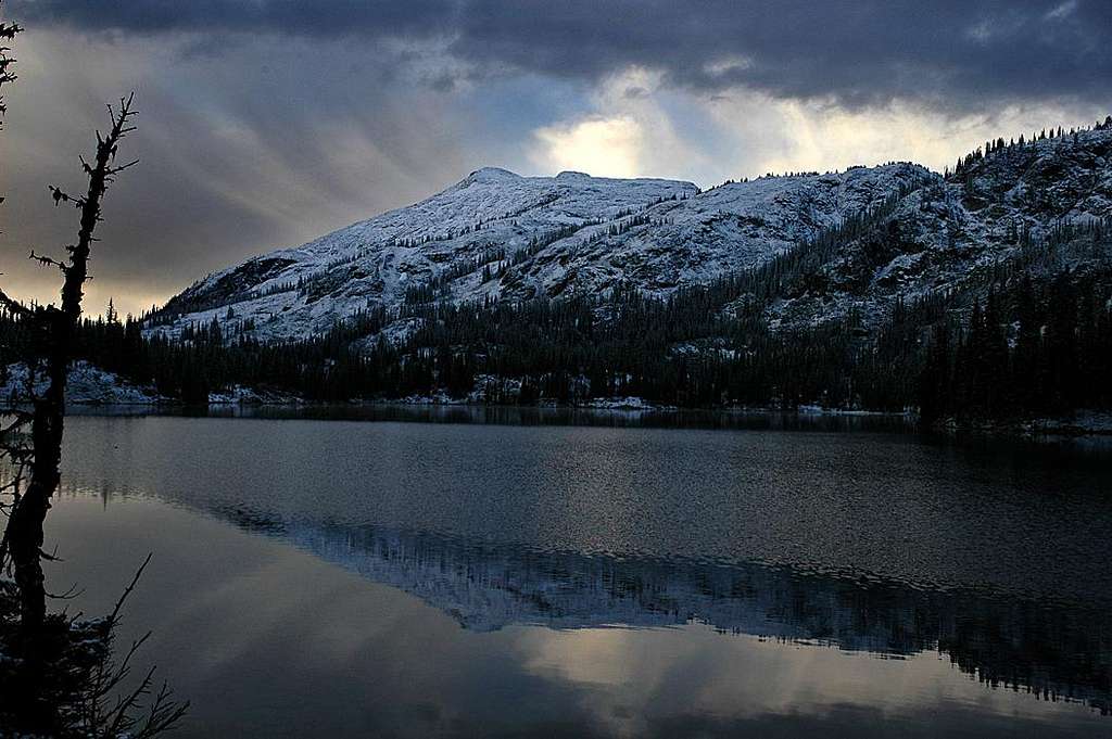 Kaslo Lake the Morning after the First Snowfall