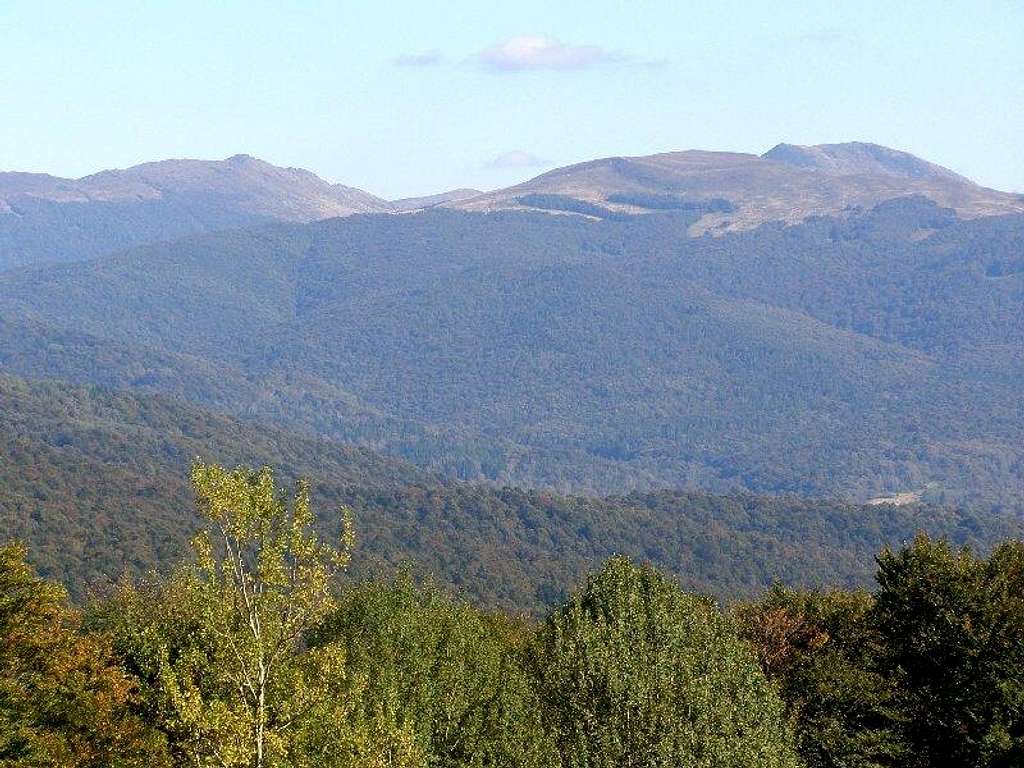 View towards Mount Tarnica