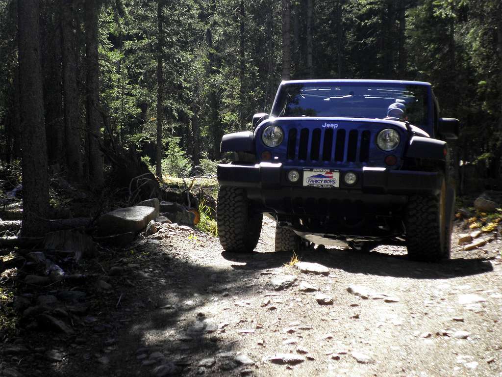 Easy section of Jeep Road