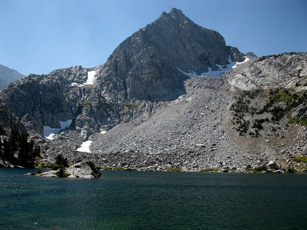 Peak 12047 and Treasure Lake