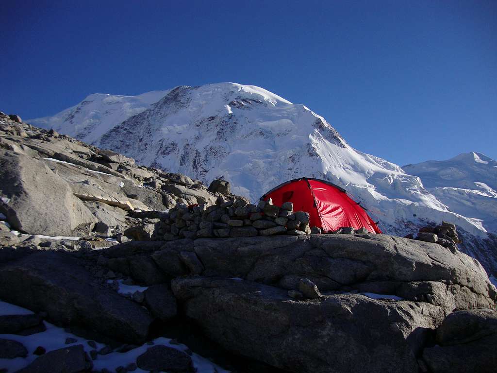 Lyskamm from our bivy