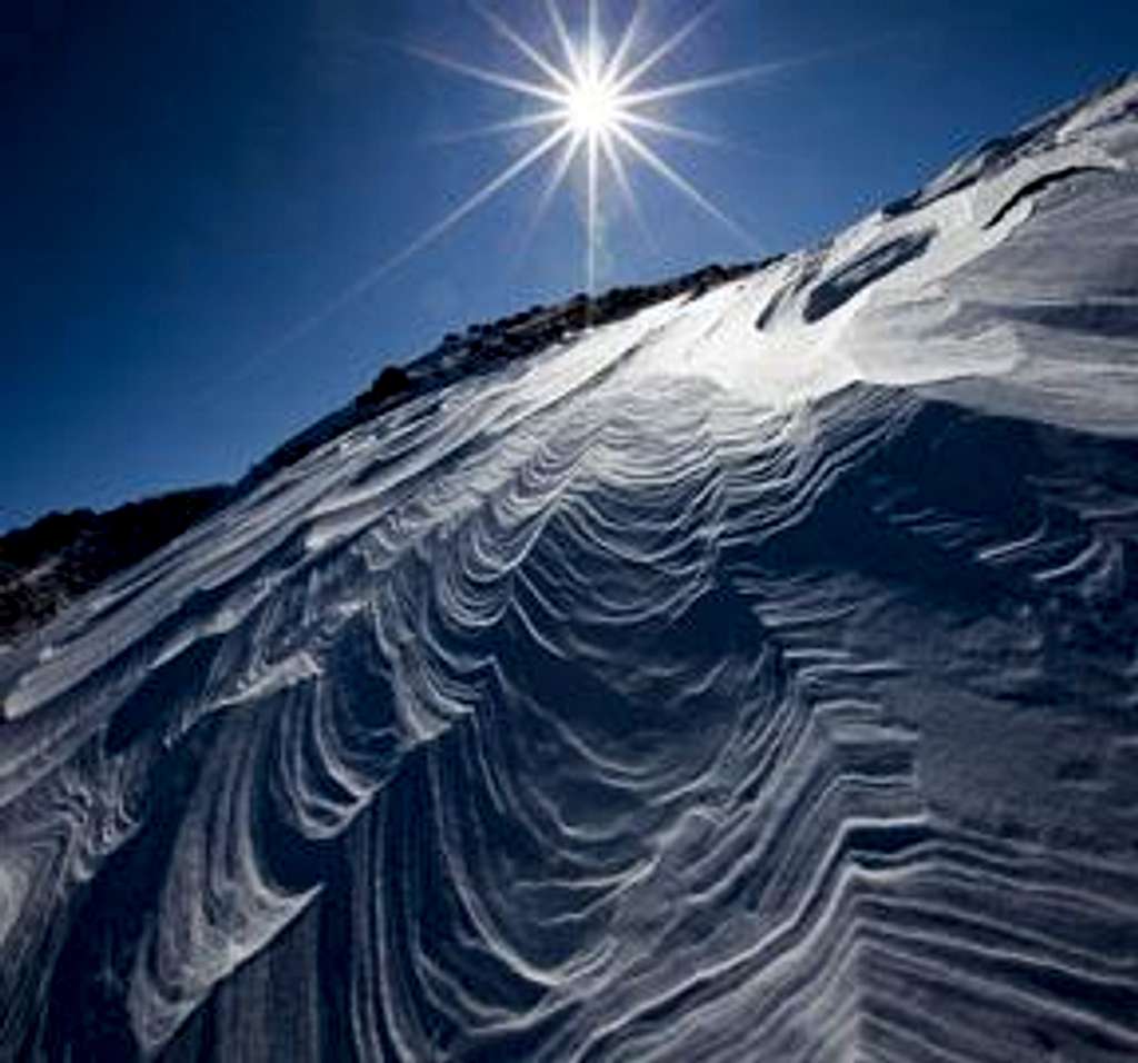 Wind Carved Snow