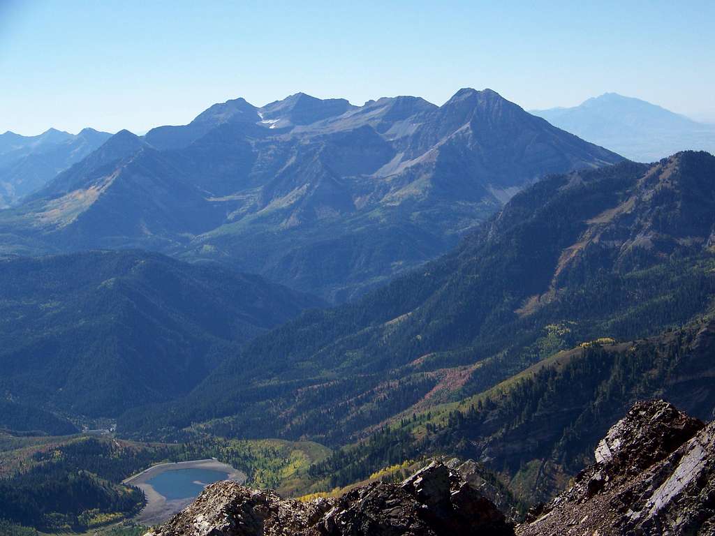 Red Baldy Summit, Looking Back at Timp