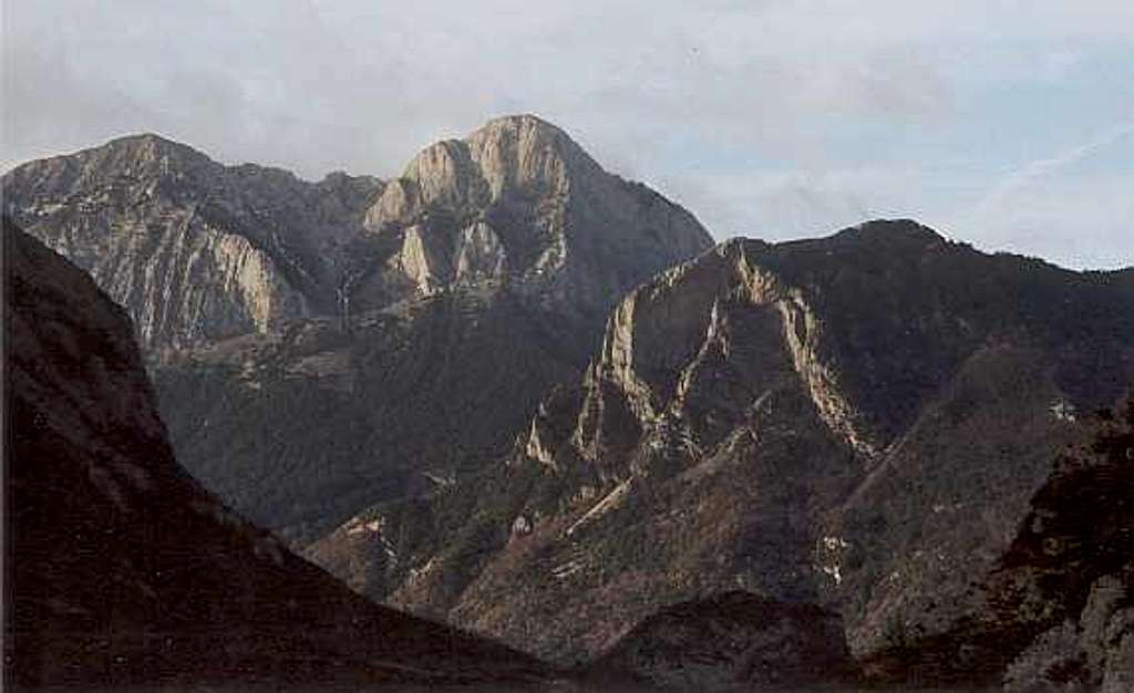 The Punta Solana, seen from pass Santa Isabel