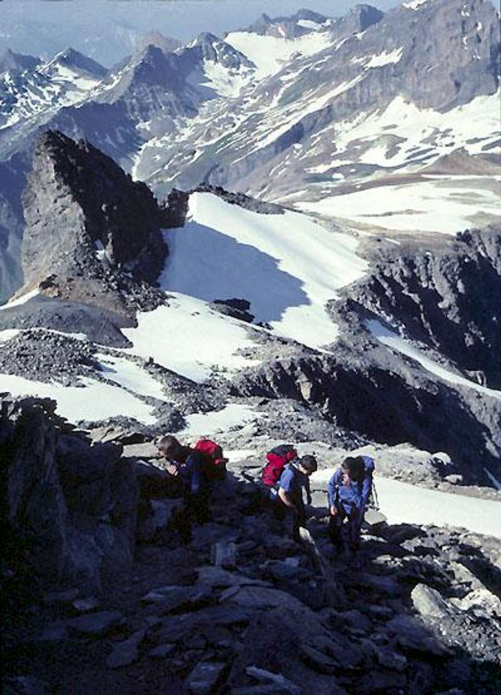 Hockenhorn, west ridge