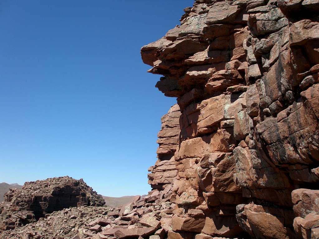Summit cliffs