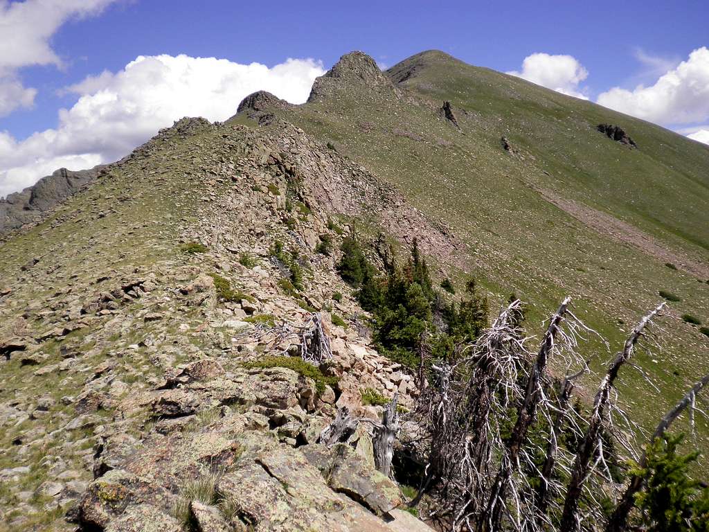 Southwest ridge of UN 12883