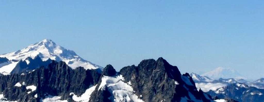 Glacier Peak & Mt Rainier...