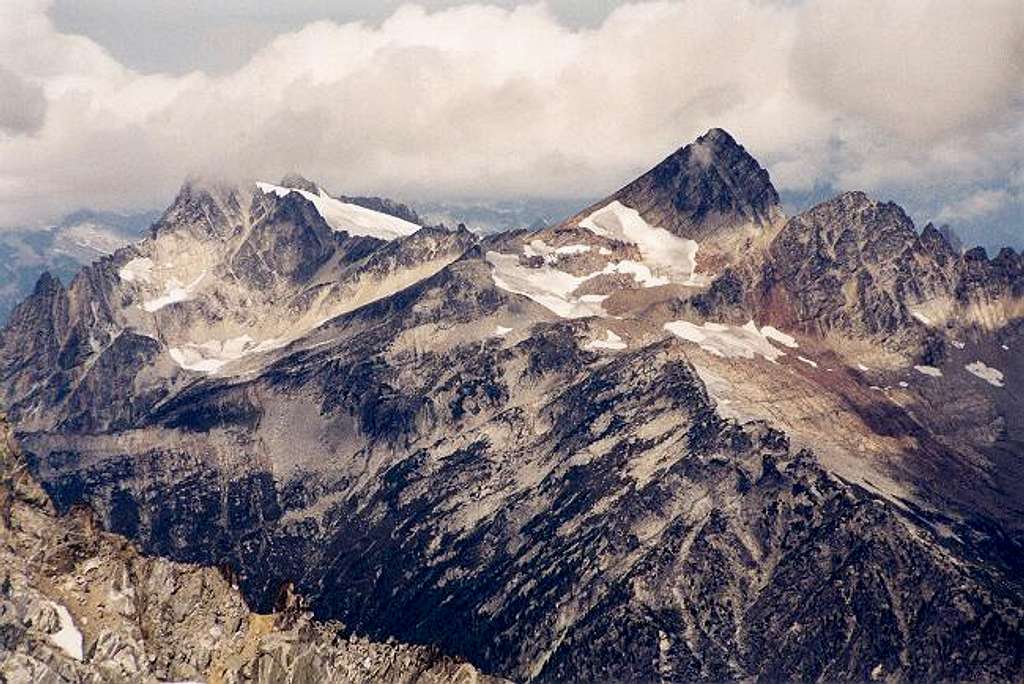 Snowfield Peak (on the right)...