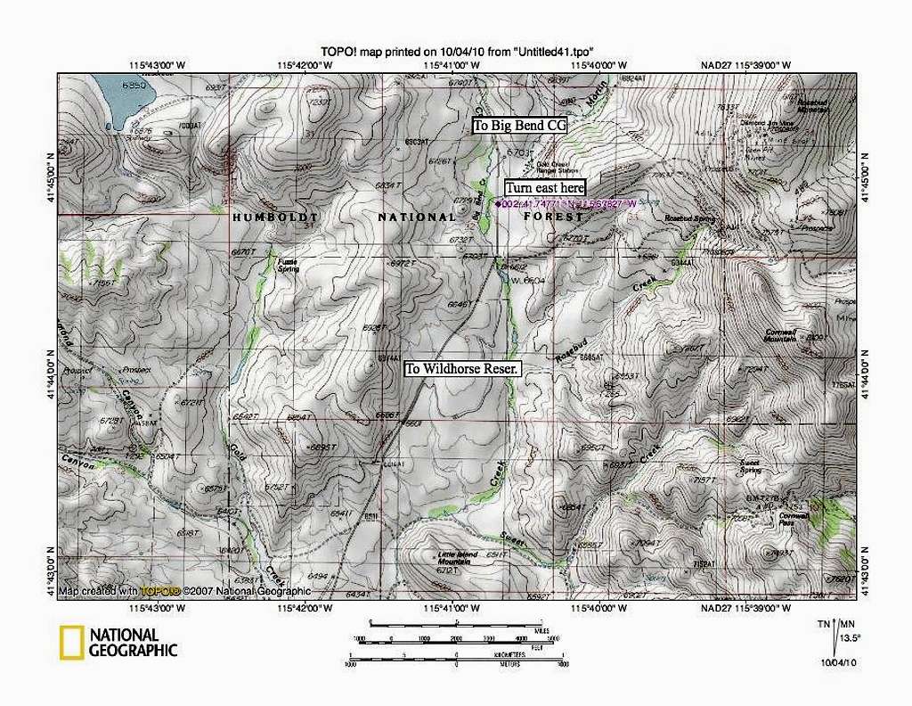 Pine Mountain area map 2