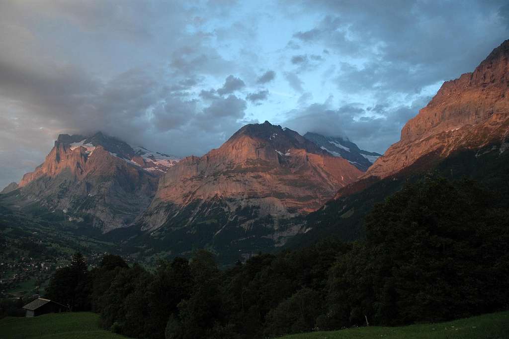 Sunset in Grindelwald
