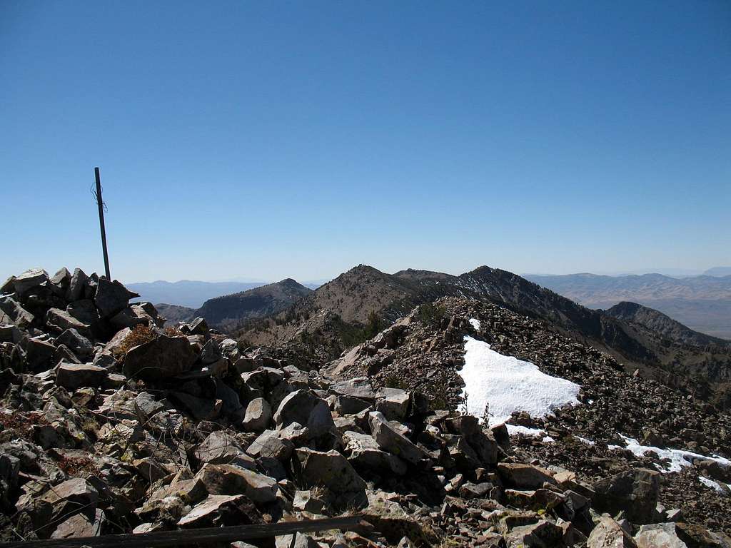 The summit & the snow patch