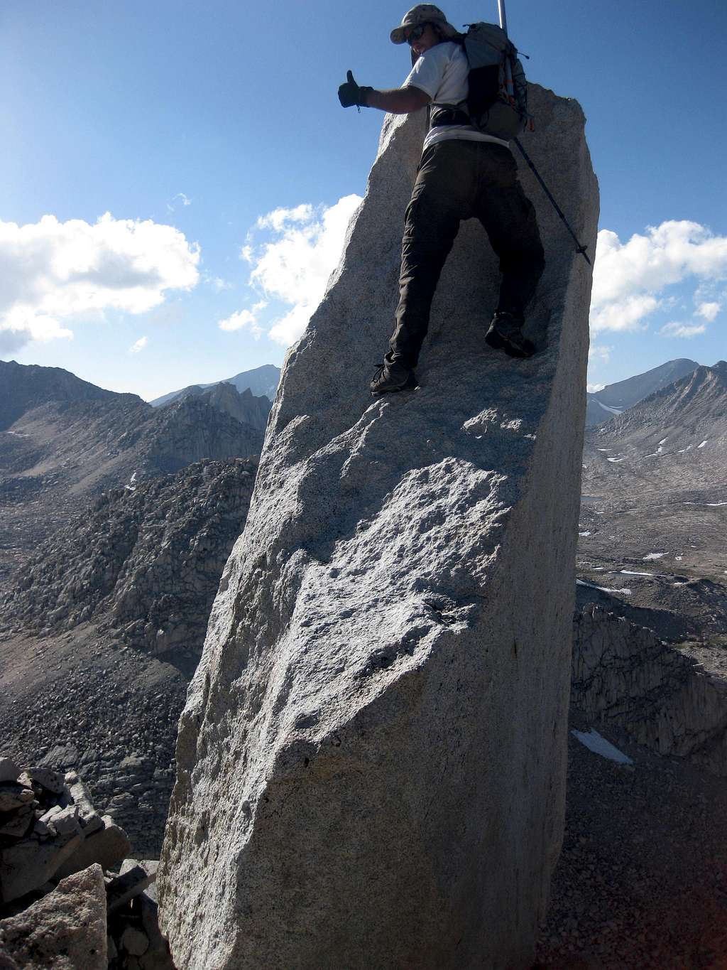 Summit block climbing