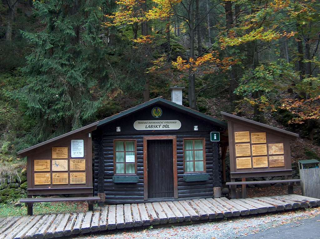 The national park hut in Špindlerův Mlýn