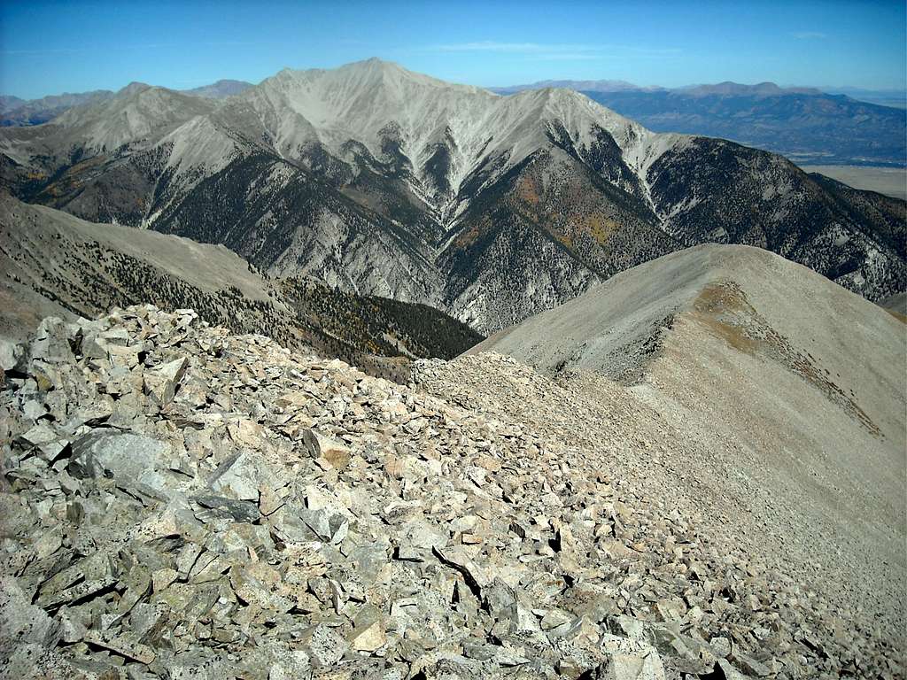 Mt. Princeton from the east ridge