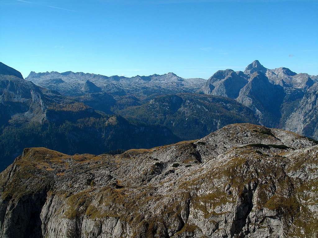 View from the southern slope of the Kahlersberg