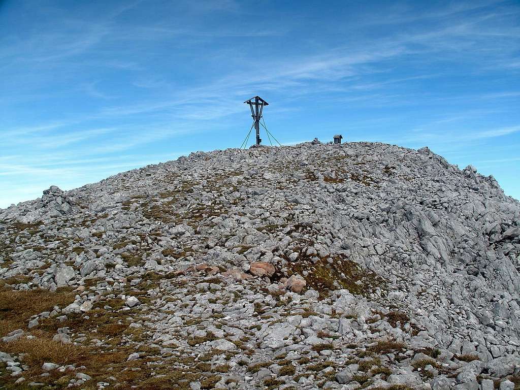 The summit of the Kahlersberg on 2350 meters