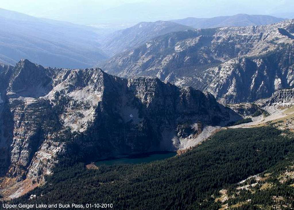 Upper Geiger Lake and Lost Buck Pass 