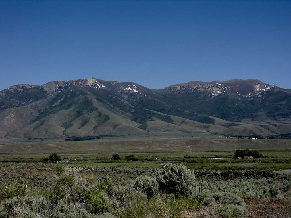 East Humboldt Range from the west