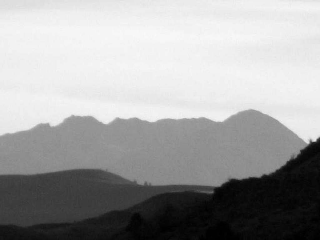 Silhouetted Hoodoo Peak