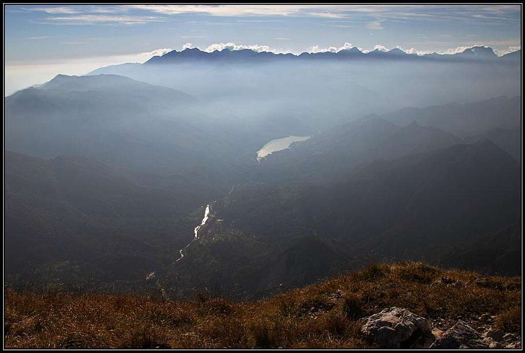 Monte Cavallo - Col Nudo range from Monte Raut