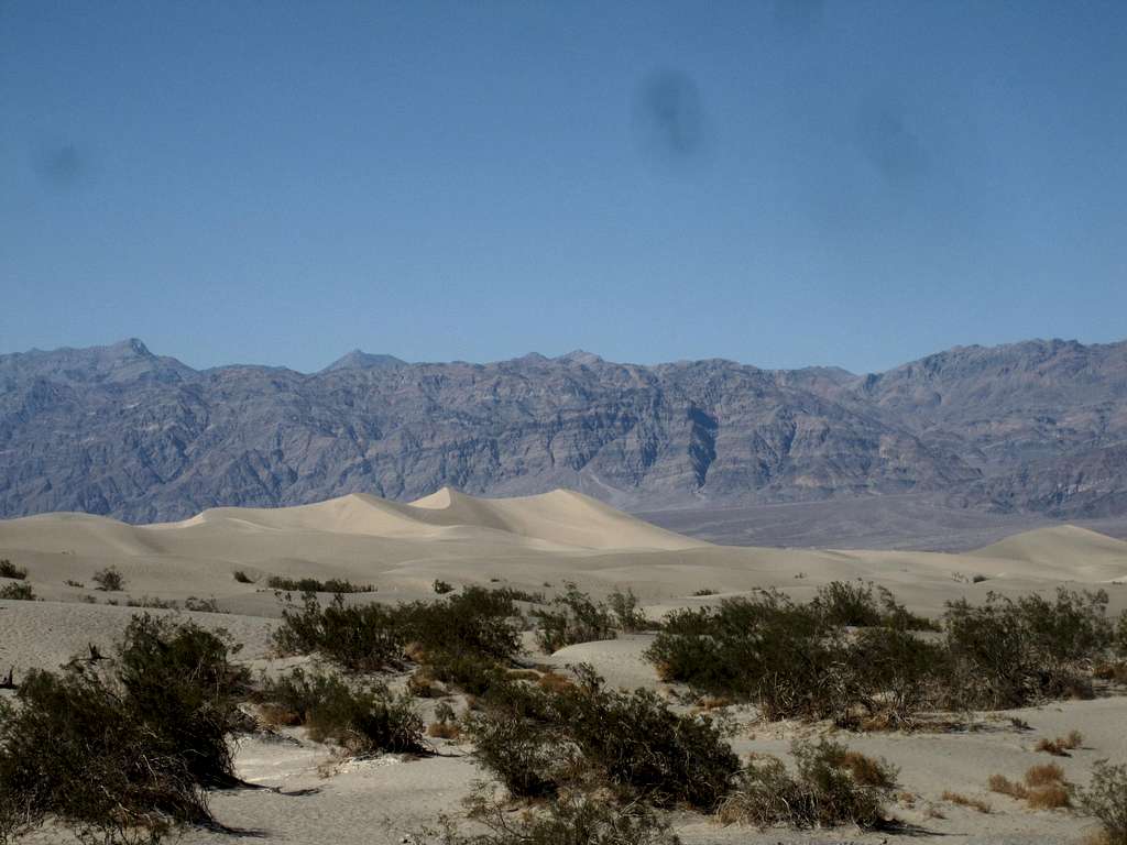 Sand Dunes In Death Valley