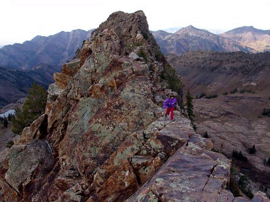 Sundial Peak, the most photographed in Wasatch