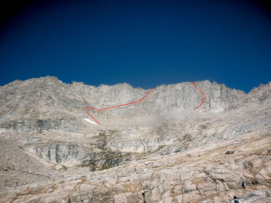 Table's SE face from Milestone Basin
