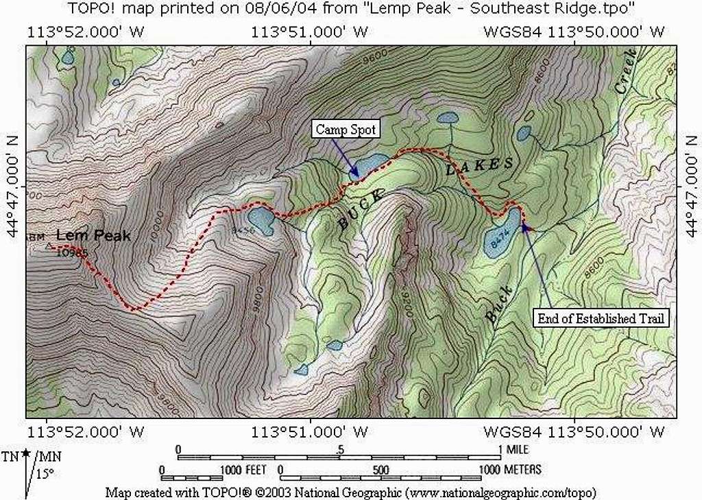 Approach and Route for the... : Photos, Diagrams & Topos : SummitPost