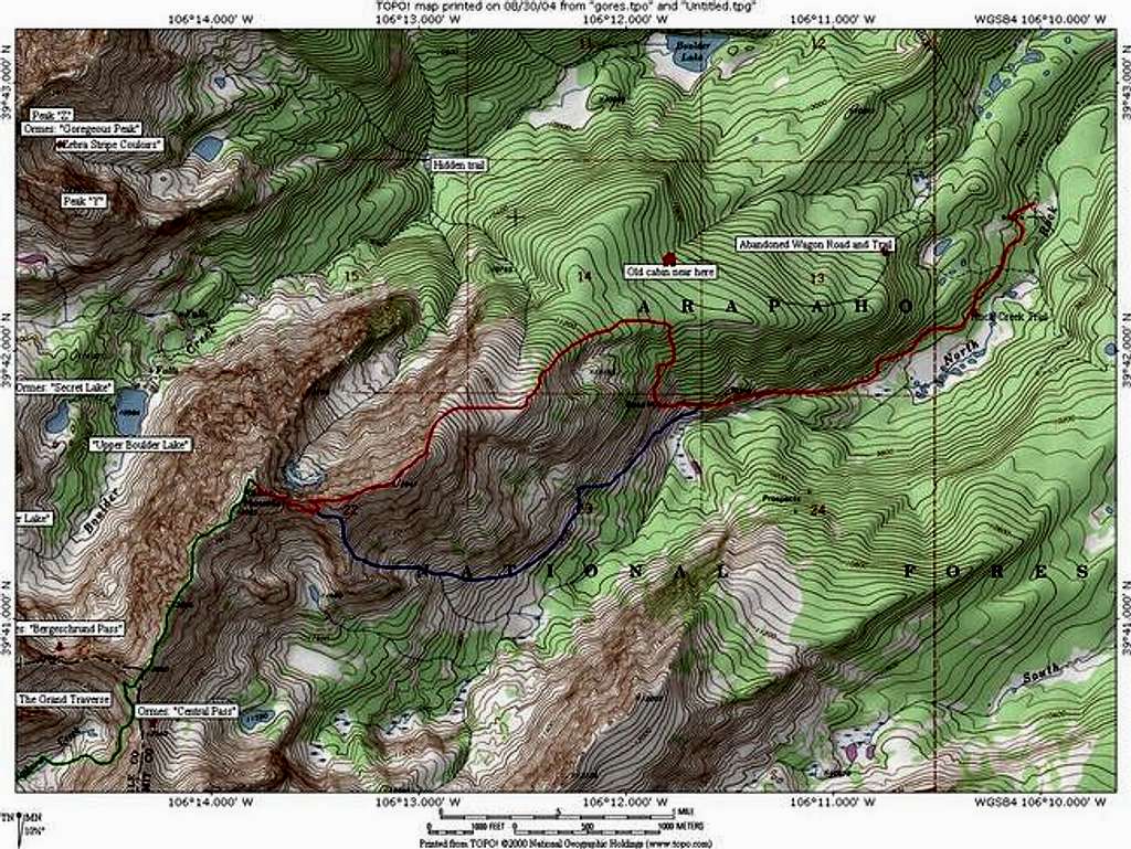  Keller Mountain Topo Map....