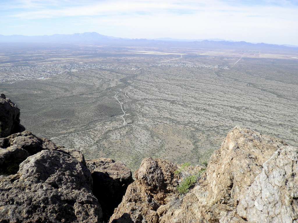 South from the summit