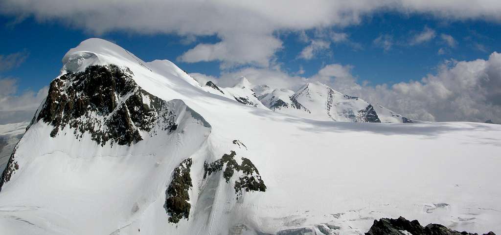 Breithorn and Monte Rosa