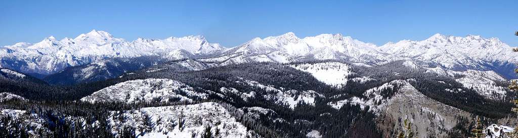 Klone Peak Summit Panorama