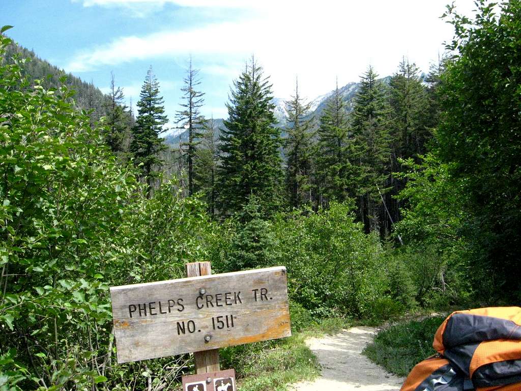 Phelps Creek trailhead