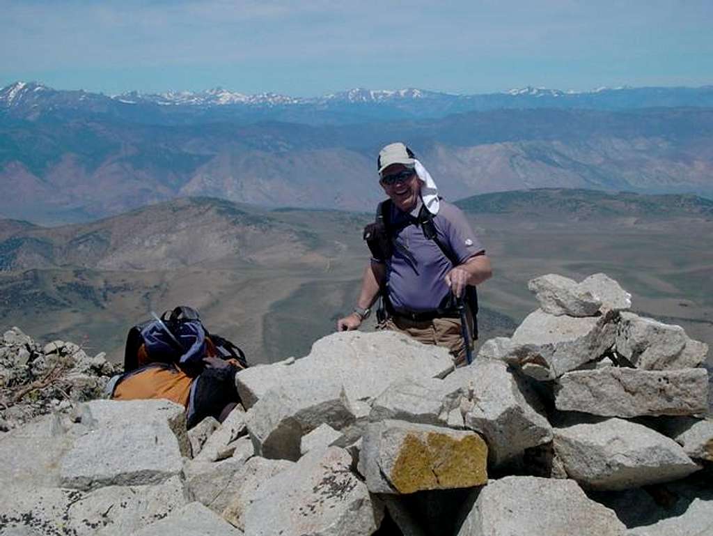 Dean on the summit 31 May 2004
