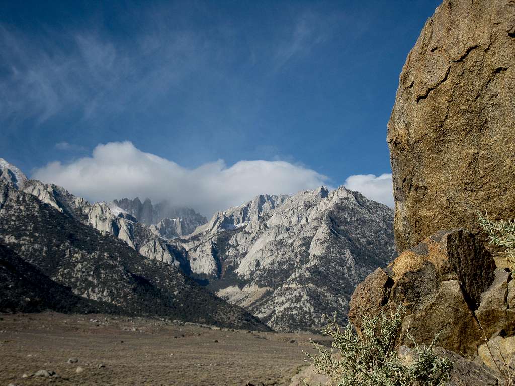 Cloudy Mount Whitney