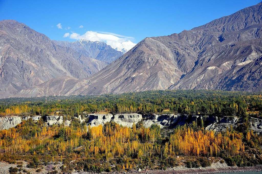 Rakaposhi & Gilgit Valley during Autumn