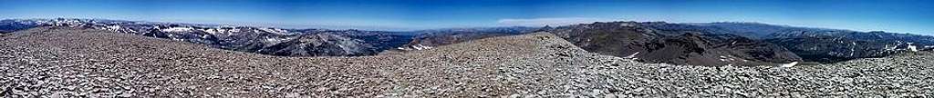 Leavitt Peak summit panorama