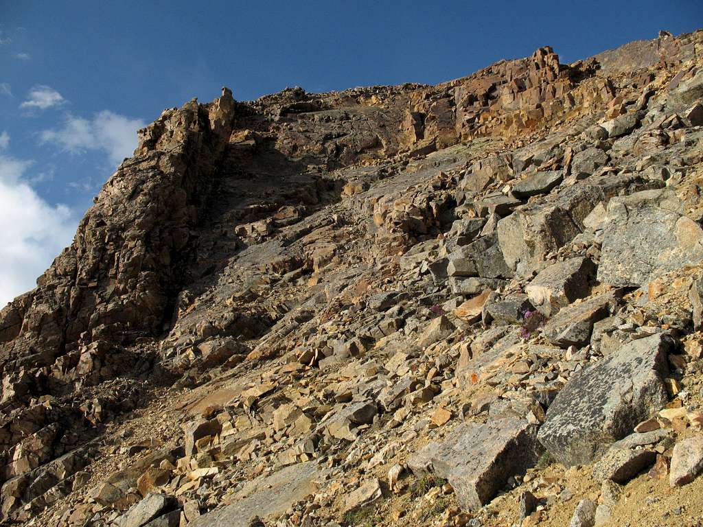 Below the Crest of the South Ridge