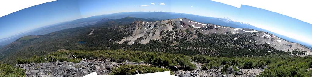 Thousand Lakes Wilderness from Crater Peak