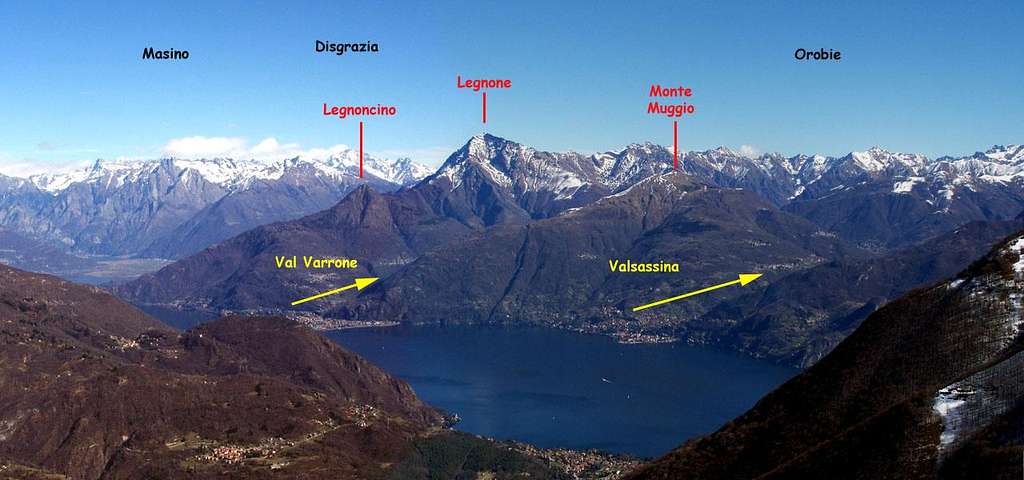 Legnoncino and Monte Muggio