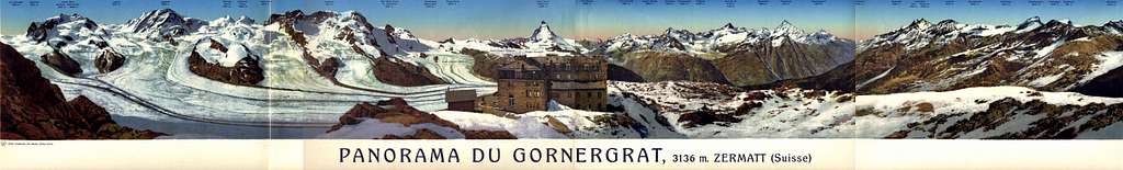 An old Gornergrat Panorama