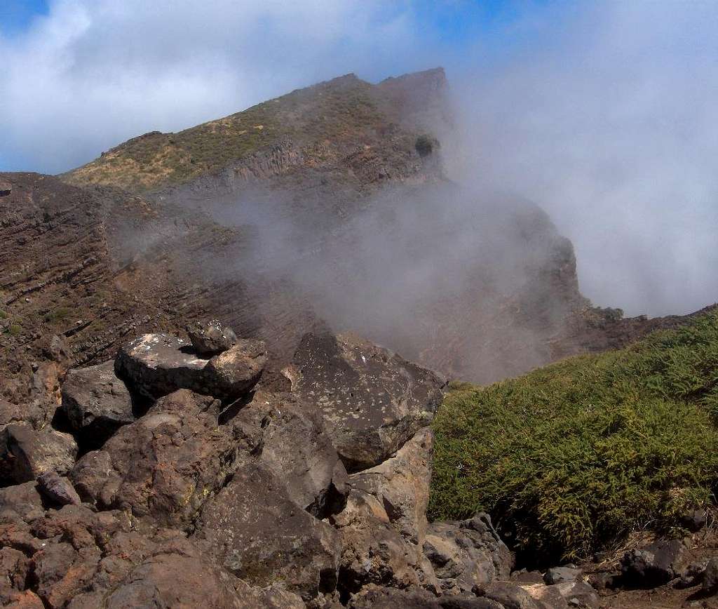 On the western rim of Caldera de Taburiente