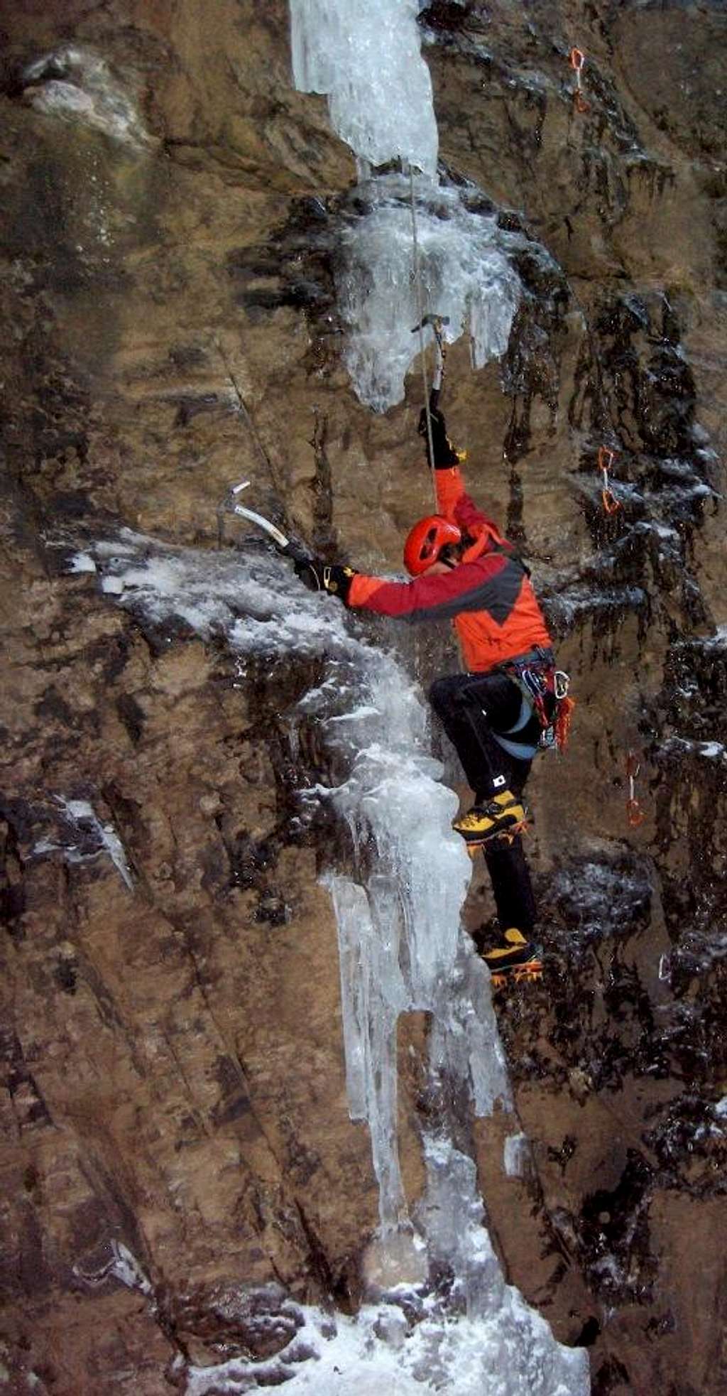 Mixed climbing in the Ochsengarten