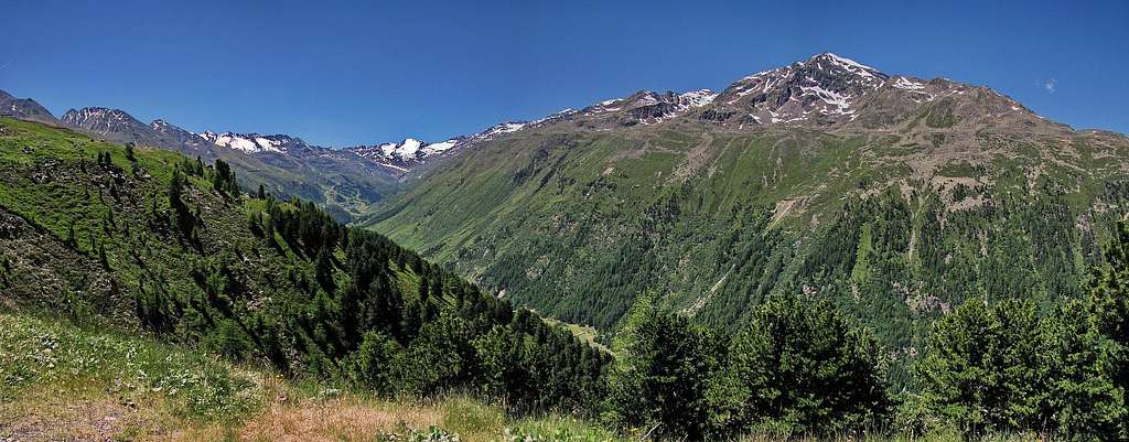 Nederkogel and other in Otztaler Alps